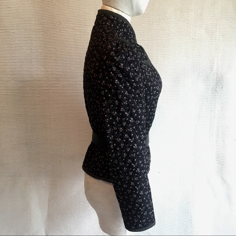 Gunne Sax M Vintage 70s Quilted Prairie Jacket - Picture 6 of 8